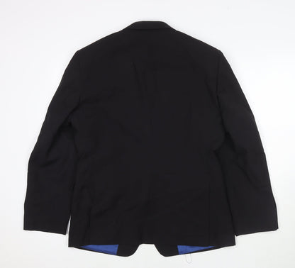 Mens UK Size 40 NEXT Regular Black Suit Jacket