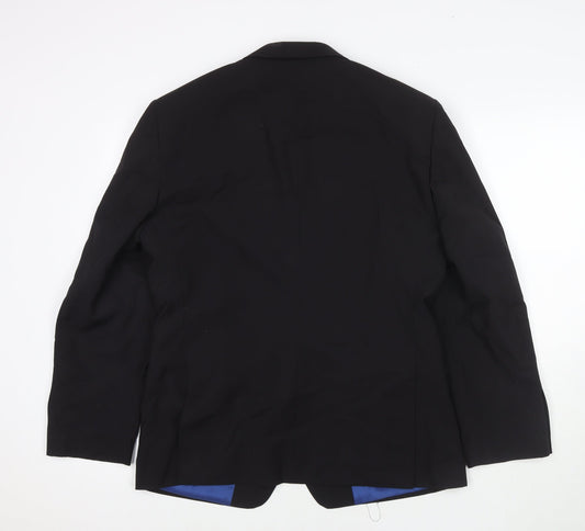 Mens UK Size 40 NEXT Regular Black Suit Jacket