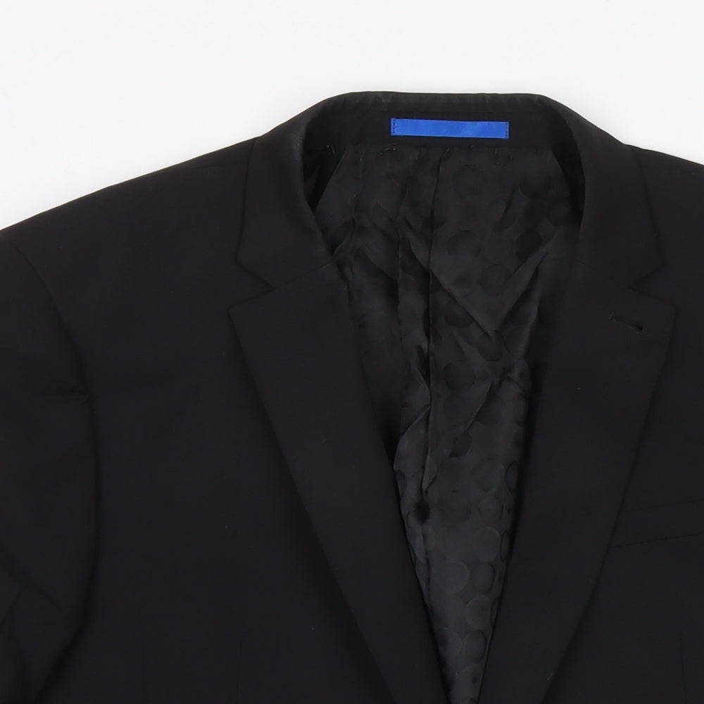 Mens UK Size 40 NEXT Regular Black Suit Jacket