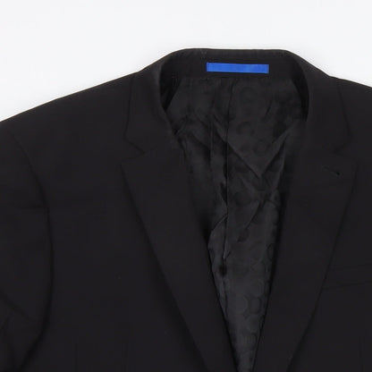 Mens UK Size 40 NEXT Regular Black Suit Jacket