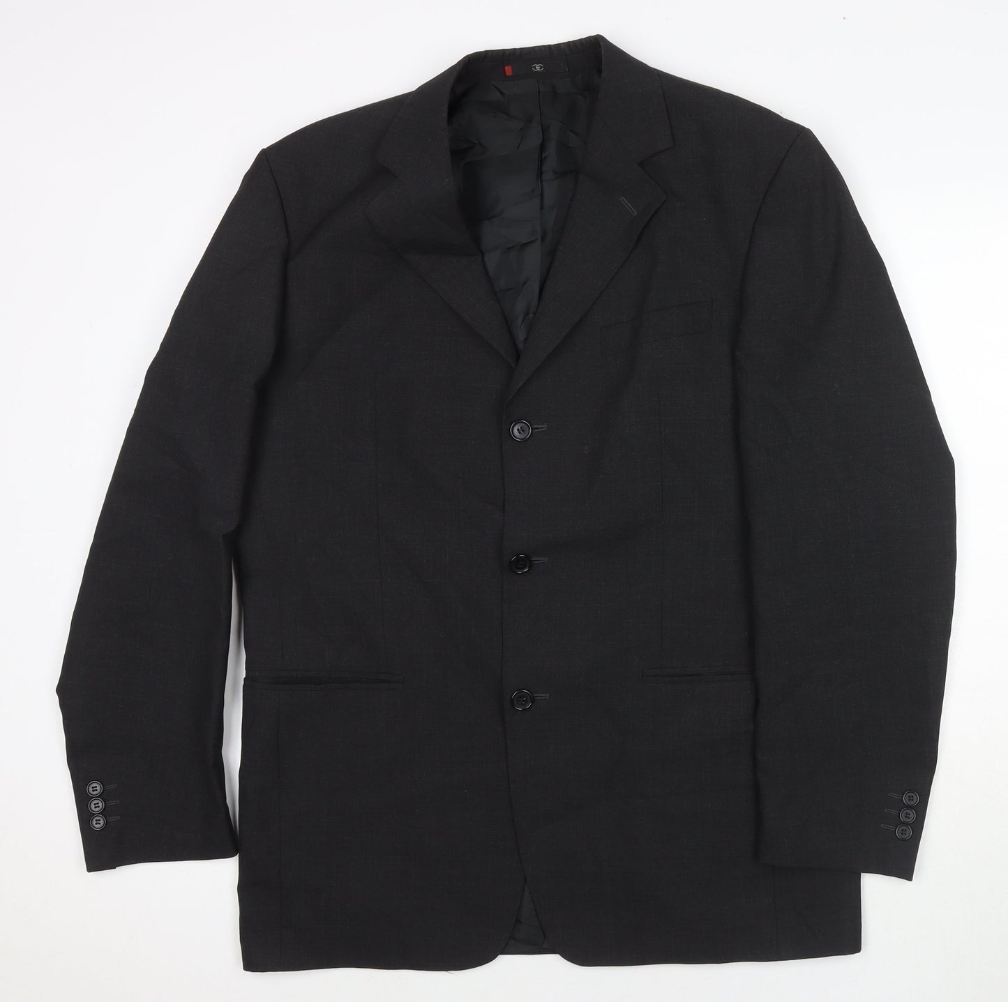 Mens UK Size 40 Ciro Citterio Regular Black Suit Jacket