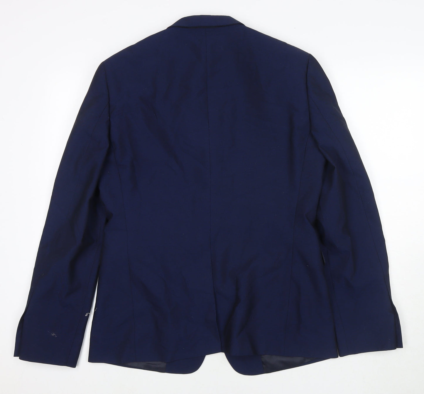 Mens UK Size 40 Burton Regular Blue Suit Jacket