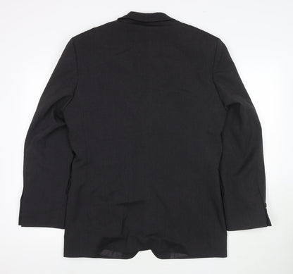 Mens UK Size 38 Burton Regular Black Suit Jacket