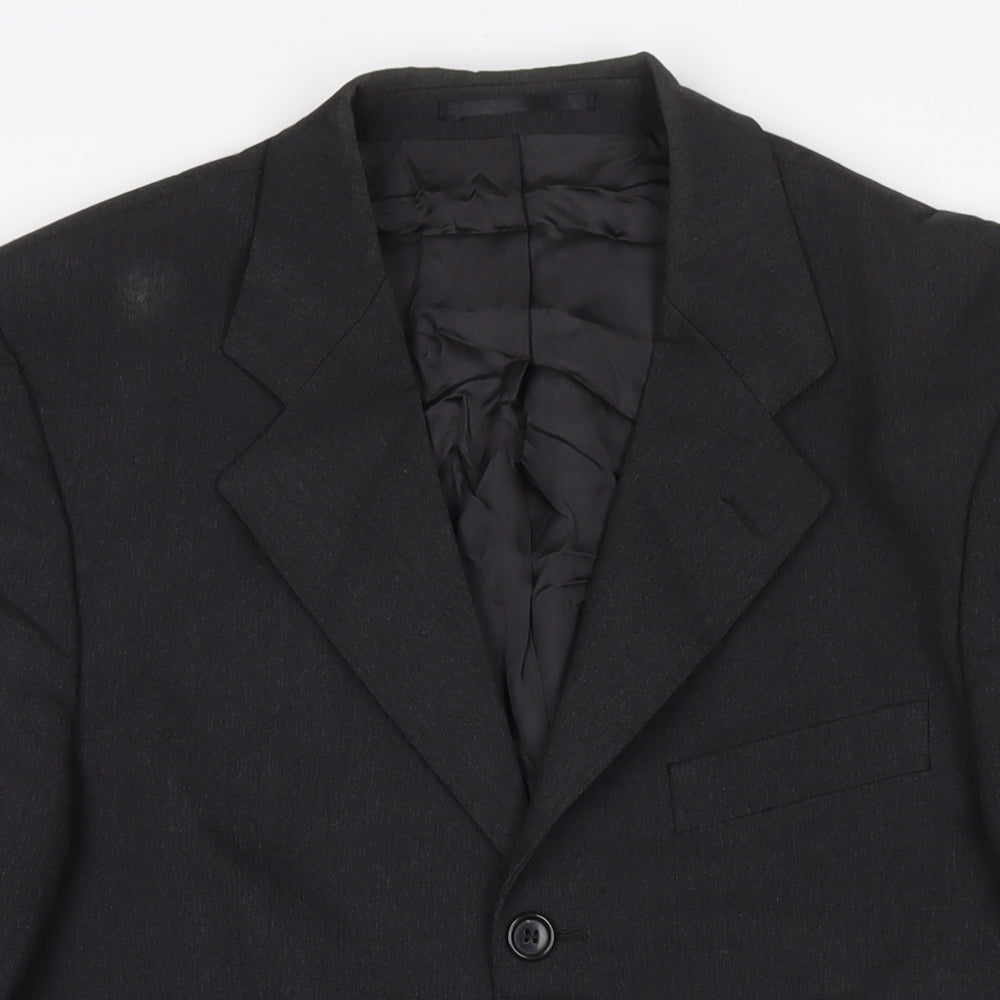 Mens UK Size 38 Burton Regular Black Suit Jacket