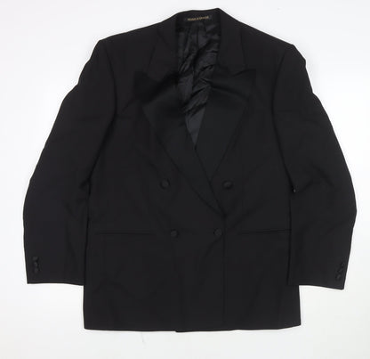 Mens UK Size 38 Marks and Spencer Regular Black Suit Jacket