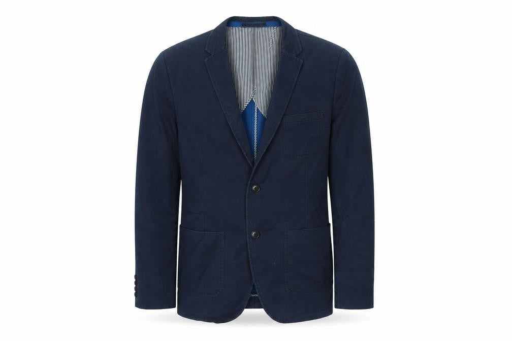 Mens UK Size 44 H&M Regular Blue Suit Jacket