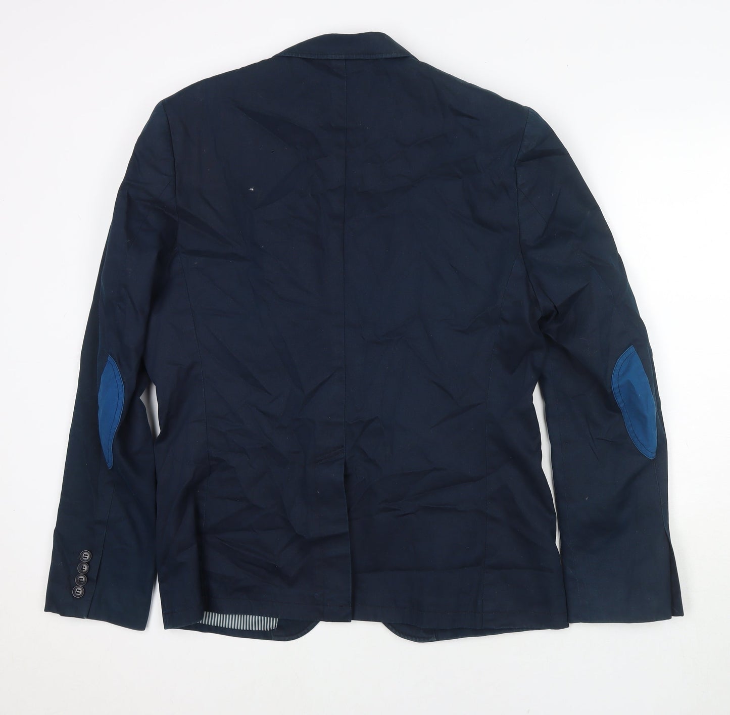 Mens UK Size 44 H&M Regular Blue Suit Jacket