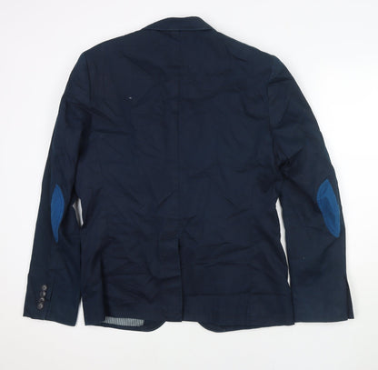 Mens UK Size 44 H&M Regular Blue Suit Jacket