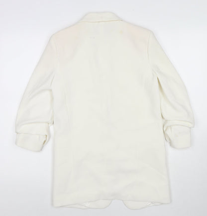 Womens UK Size XS Zara White Jacket