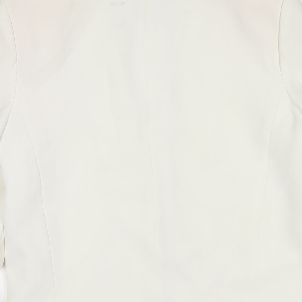 Womens UK Size XS Zara White Jacket