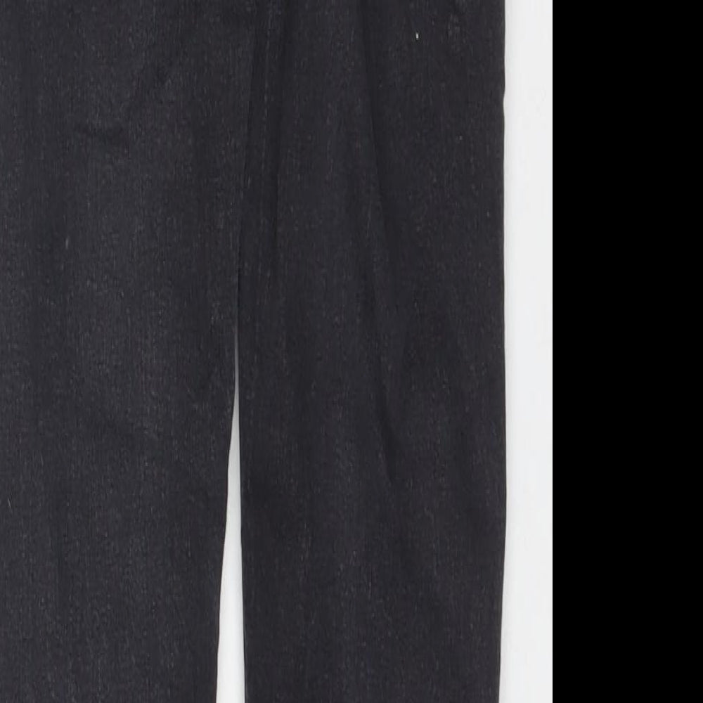 Topshop Womens Black Cotton Skinny Jeans Size 25 in L32 in Regular Zip