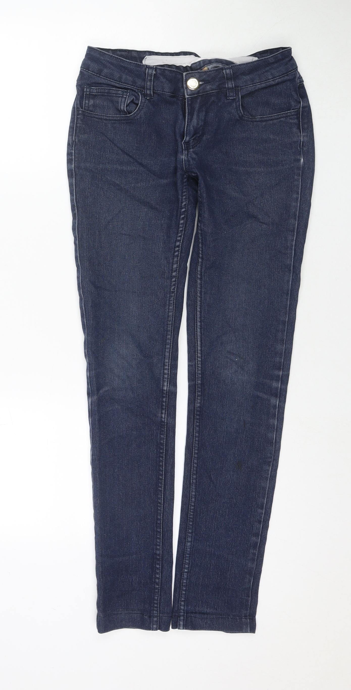 Womens UK Size 28 in Skinny Regular Fit Skinny Blue Jeans