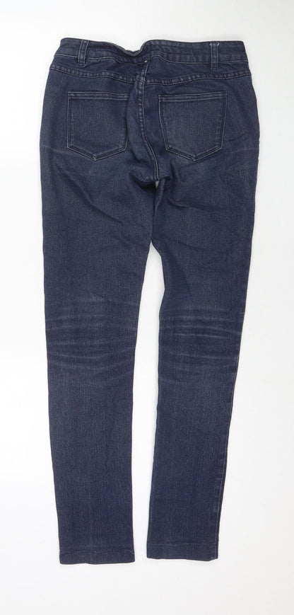 Womens UK Size 28 in Skinny Regular Fit Skinny Blue Jeans