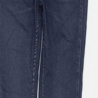 Womens UK Size 28 in Skinny Regular Fit Skinny Blue Jeans