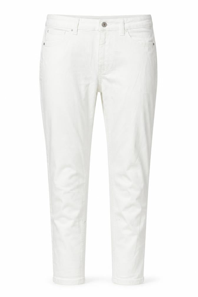 Womens UK Size 14 Denim & Co. Regular Fit Skinny White Jeans