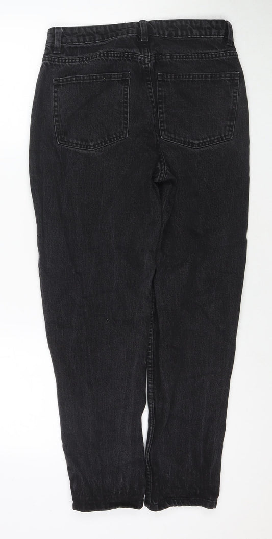 Denim & Co. Womens Black Cotton Skinny Jeans Size 10 L26 in Regular Zip