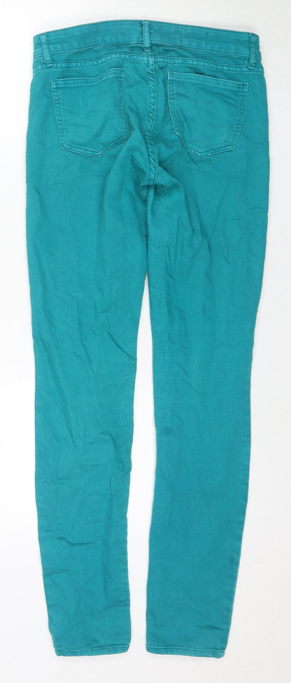 Gap Womens Blue Cotton Skinny Jeans Size 26 L32 in Regular Zip