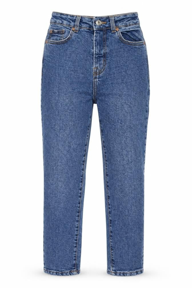 Womens UK Size 4 Denim & Co. Regular Fit Mom Blue Jeans