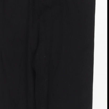 Denim & Co. Womens Black Cotton Skinny Jeans Size 10 L27 in Regular Zip