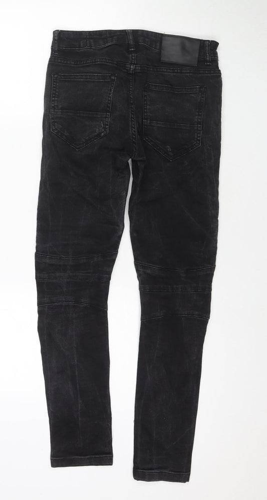 Denim & Co. Mens Blue Cotton Skinny Jeans Size 28 in L30 in Regular Zip