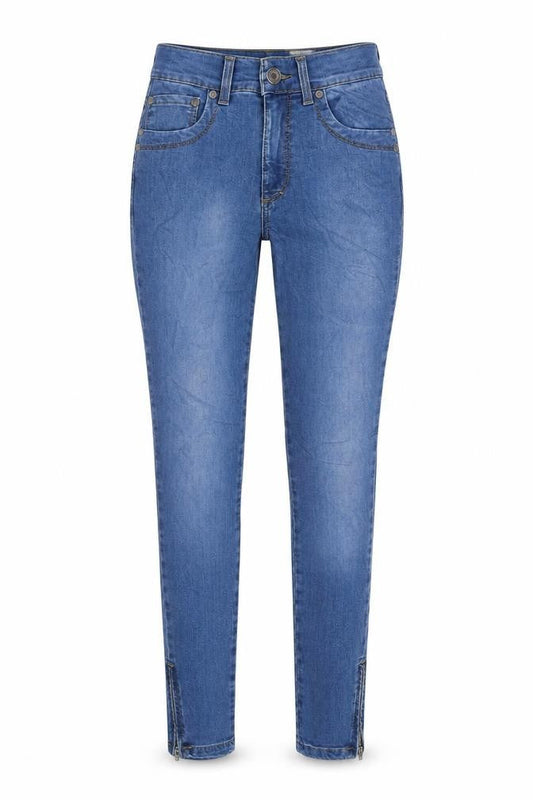 B Jeans Womens Blue Cotton Skinny Jeans Size 27 in L29 in Regular Zip