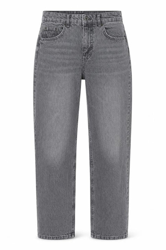 Womens UK Size 8 Pull&Bear Regular Fit Mom Grey Jeans