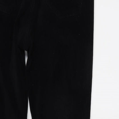 Richmond Womens Black Cotton Blend Straight Jeans Size 28 in L29 in Regular Zip