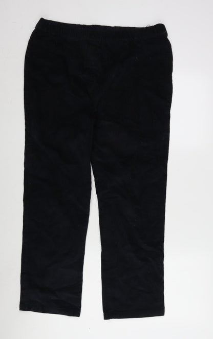 Amber Womens Blue Cotton Straight Jeans Size 16 L27 in Regular