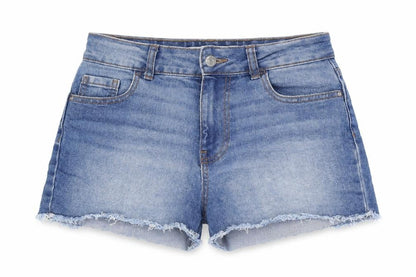 Womens UK Size 6 Denim & Co. Regular Fit Cut-Off Shorts