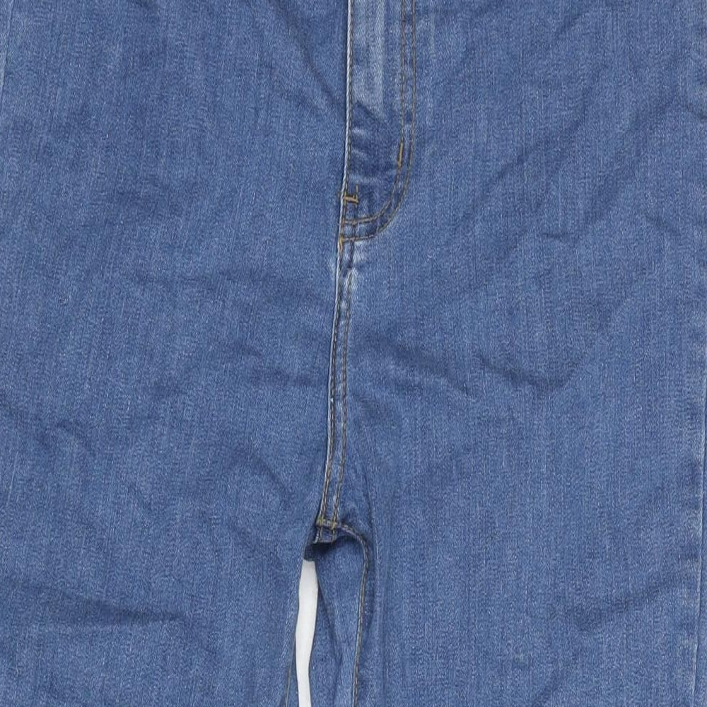 Dont think Twice Womens Blue Cotton Tapered Jeans Size 12 L28 in Regular Zip