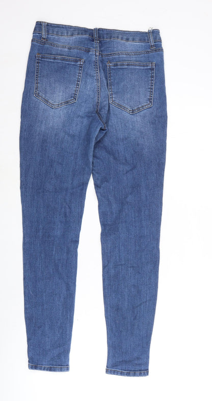 CI SONO Womens Blue Cotton Blend Skinny Jeans Size 28 in L28 in Regular Zip