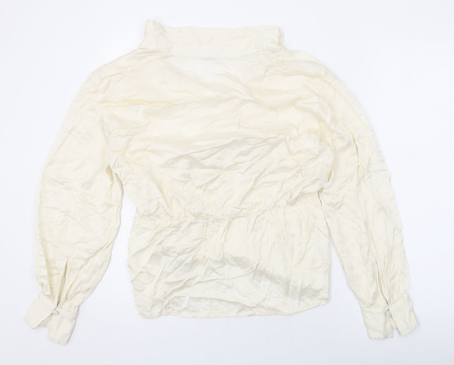 Womens UK Size L NEXT Beige Basic Blouse