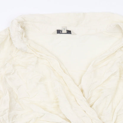Womens UK Size L NEXT Beige Basic Blouse