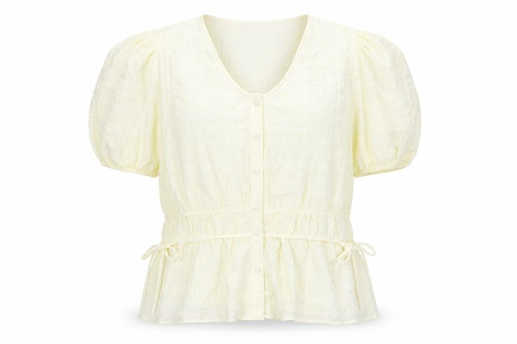 Womens UK Size 14 Marks and Spencer Ivory Basic Blouse