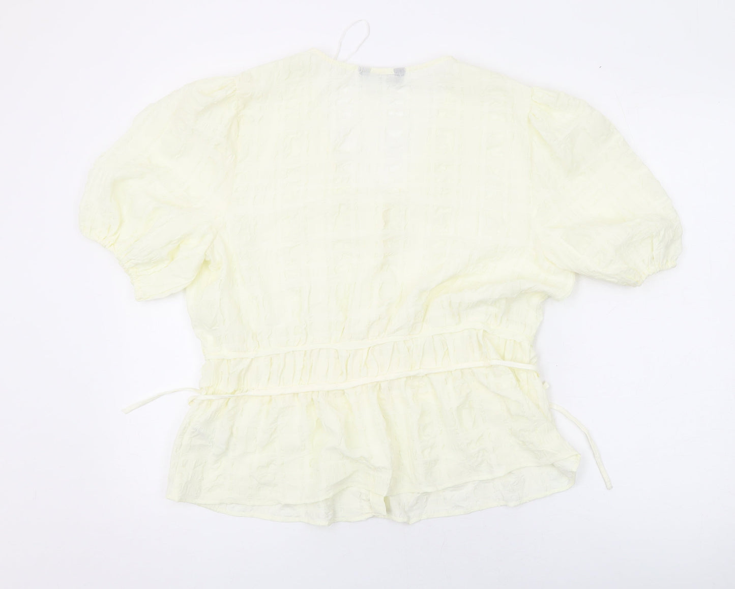 Womens UK Size 14 Marks and Spencer Ivory Basic Blouse