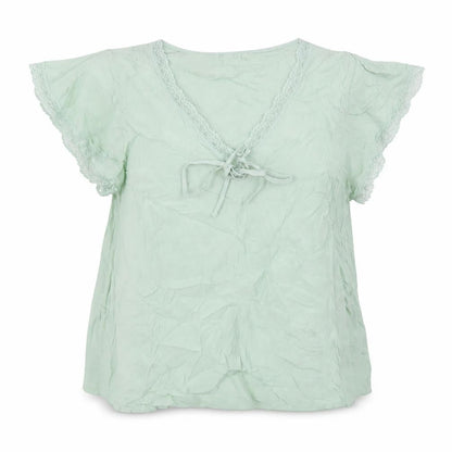 Womens UK Size 16 Marks and Spencer Green Basic Blouse