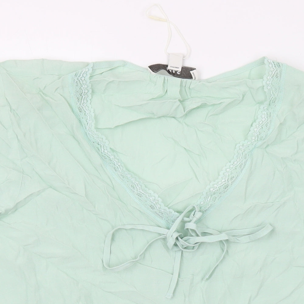 Womens UK Size 16 Marks and Spencer Green Basic Blouse