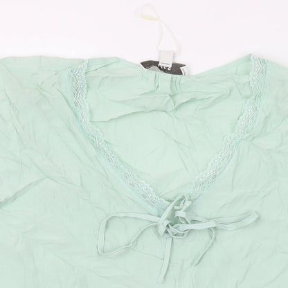 Womens UK Size 16 Marks and Spencer Green Basic Blouse