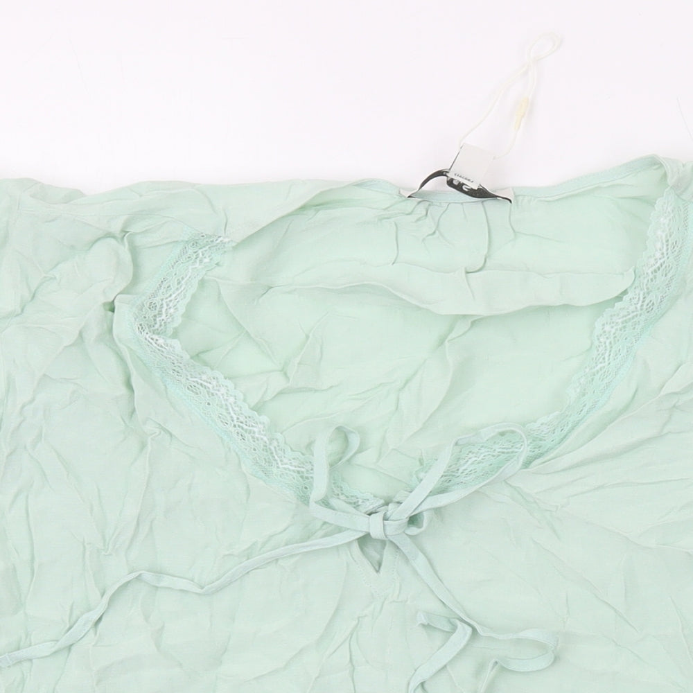 Womens UK Size 18 Marks and Spencer Green Basic Blouse
