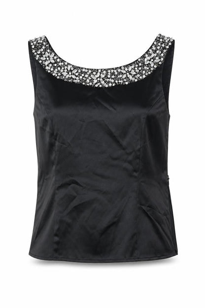 Womens UK Size 12 Kaliko Black Basic Tank