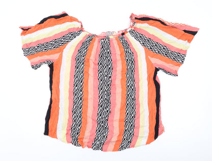 Womens UK Size L Gap Multicoloured Basic Blouse
