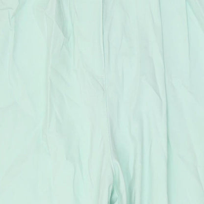 Womens UK Size 14 Marks and Spencer Regular Fit  Green Trousers