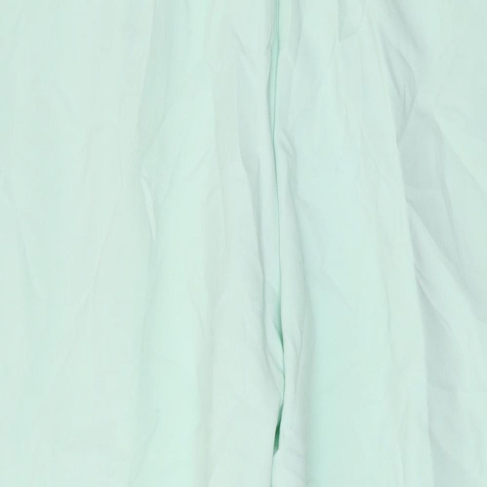 Womens UK Size 14 Marks and Spencer Regular Fit  Green Trousers