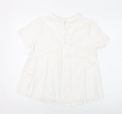 Womens UK Size S Grace & Mila White Basic Blouse