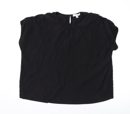 Womens UK Size 12 Marks and Spencer Black Basic T-Shirt