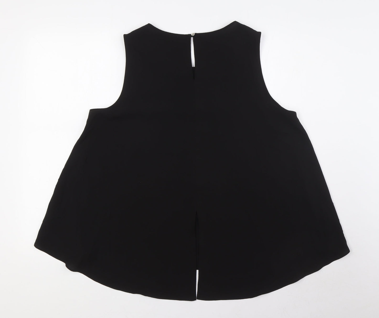 Womens UK Size 16 Dorothy Perkins Black Basic Blouse