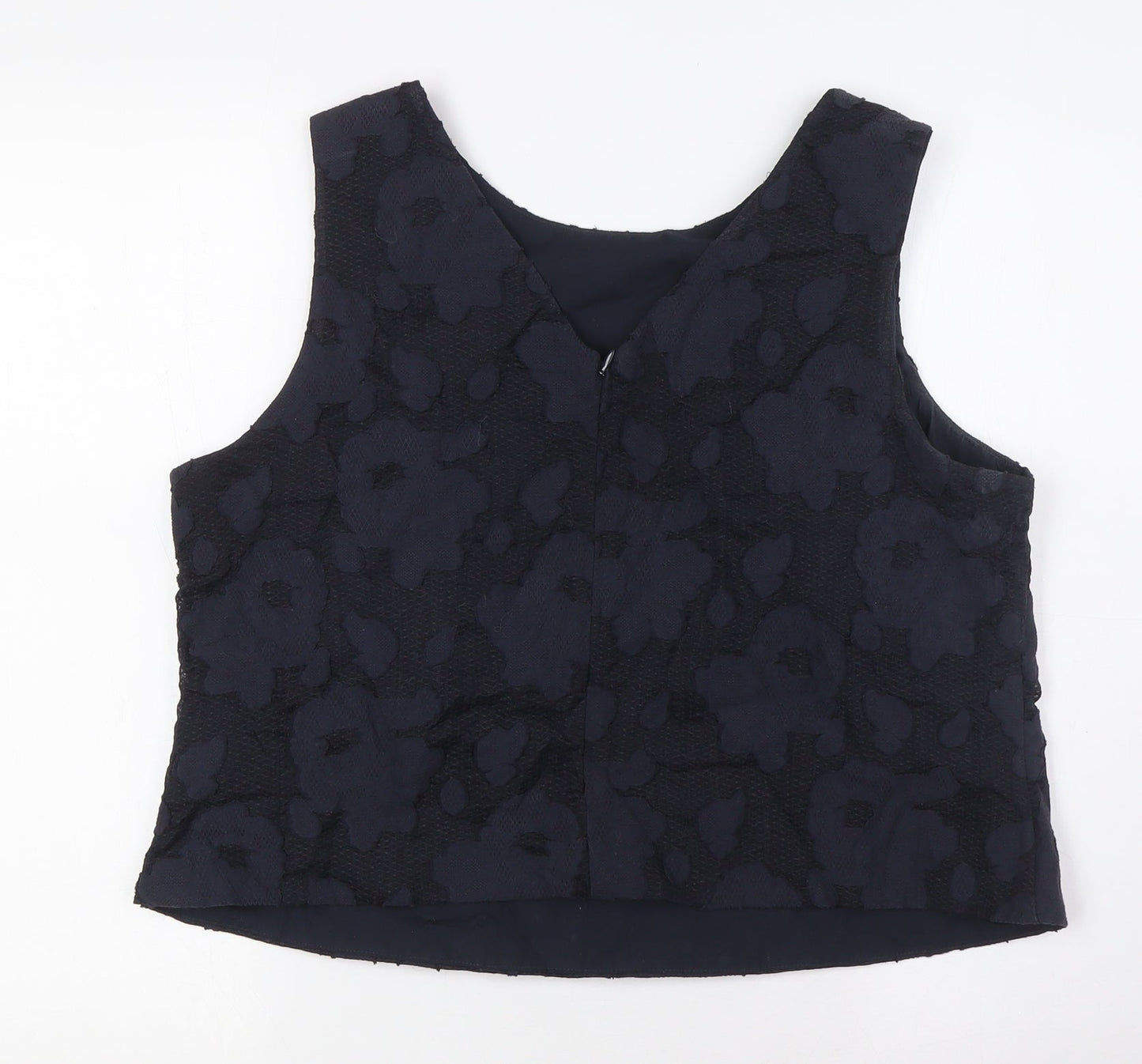Womens UK Size 16 Marks and Spencer Blue Basic Blouse