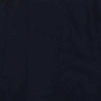 Cotswold Collections Womens Blue Polyester A-Line Skirt Size 14 Zip