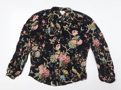 Womens UK Size 8 H&M Multicoloured Basic Blouse