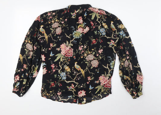 Womens UK Size 8 H&M Multicoloured Basic Blouse